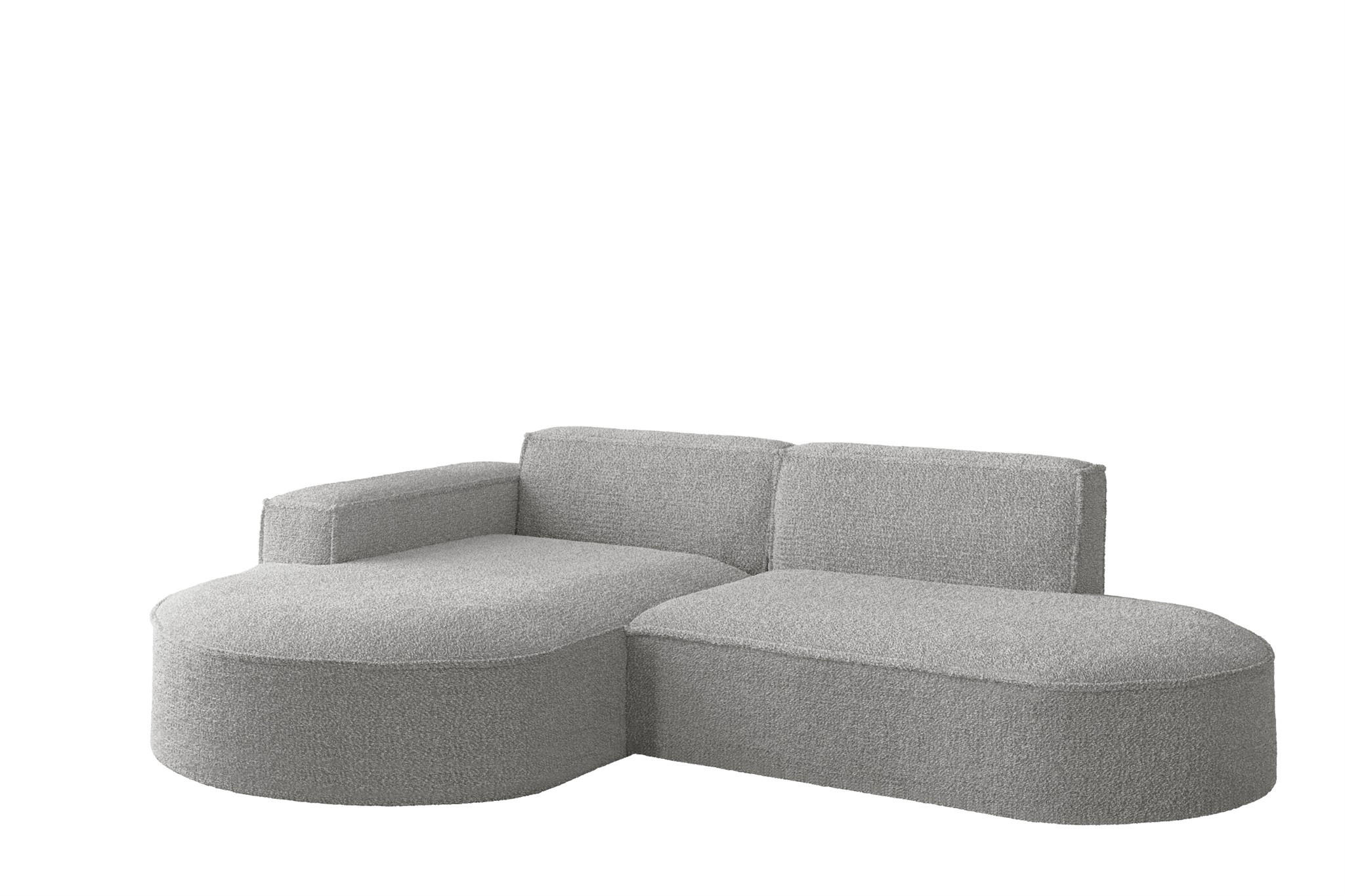 Fun Möbel Ecksofa Creme 236x165 cm