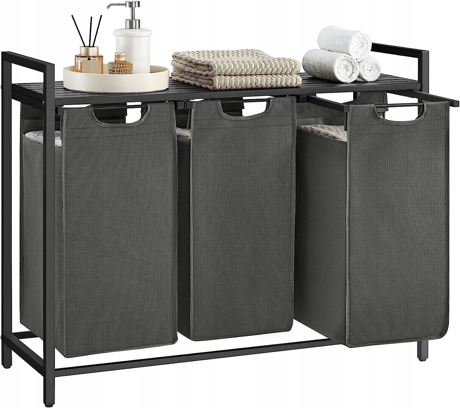 XXXLutz Badezimmerschrank Grau 92.5x72x33 cm