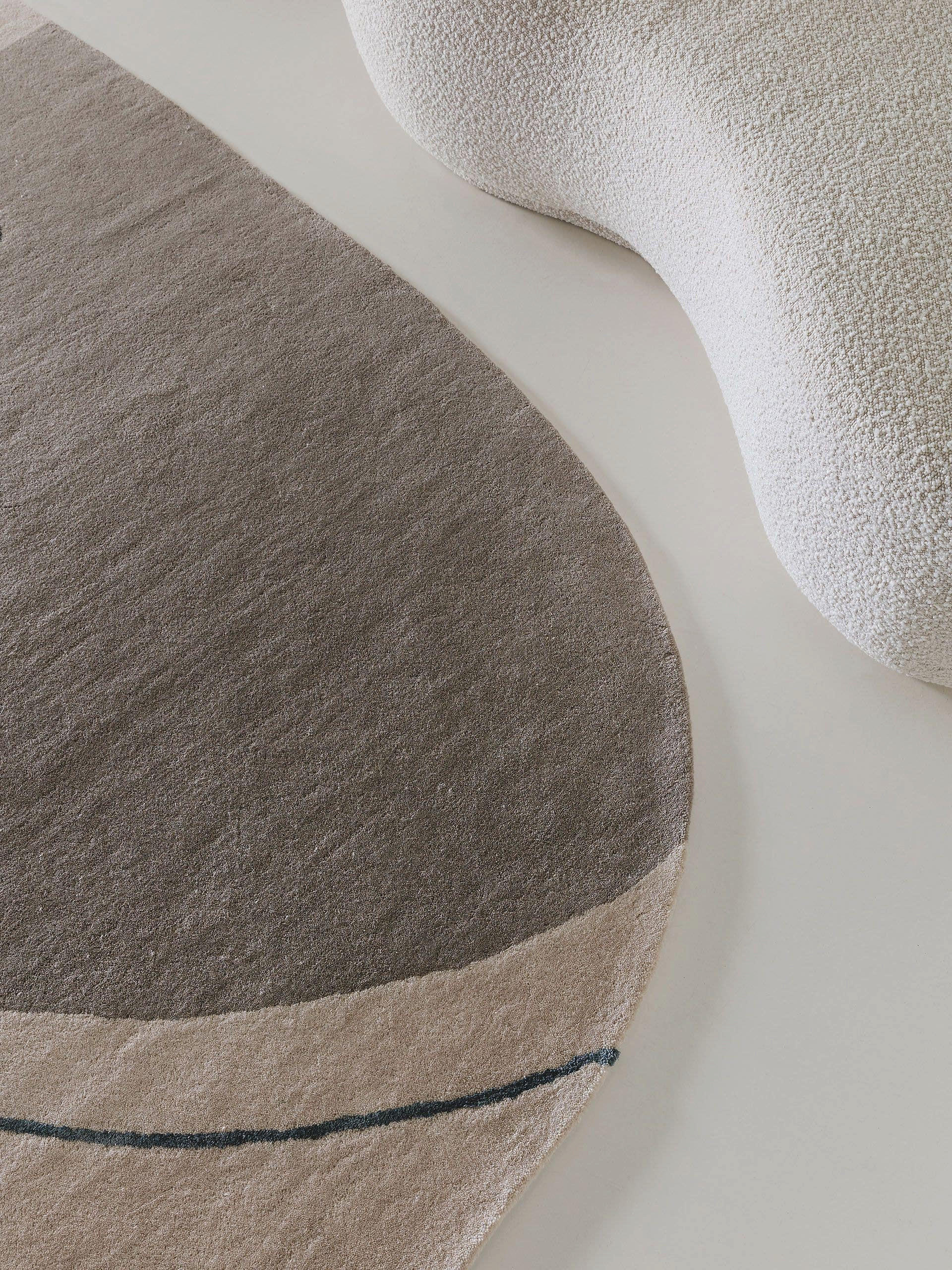 Thumbnail - benuta Pure Wollteppich, Mehrfarbig, Textil, Abstrakt, Freiform, 200x300 cm, Gots, pflegeleicht, Teppiche & Böden, Teppi...