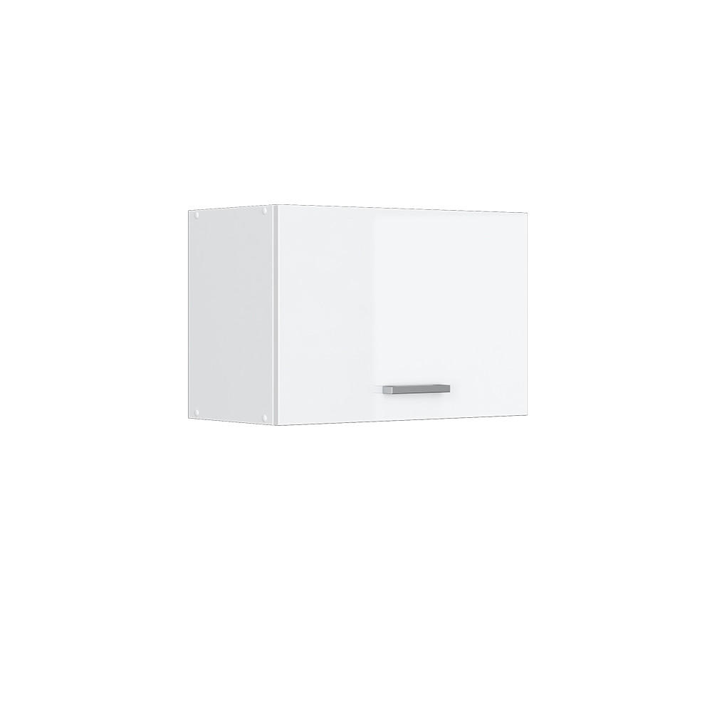 HÄNGESCHRANK R-Line Weiß Hochglanz 60 cm Flach - Weiß Hochglanz/Weiß, Holzwerkstoff (60/40/31cm) - Vicco