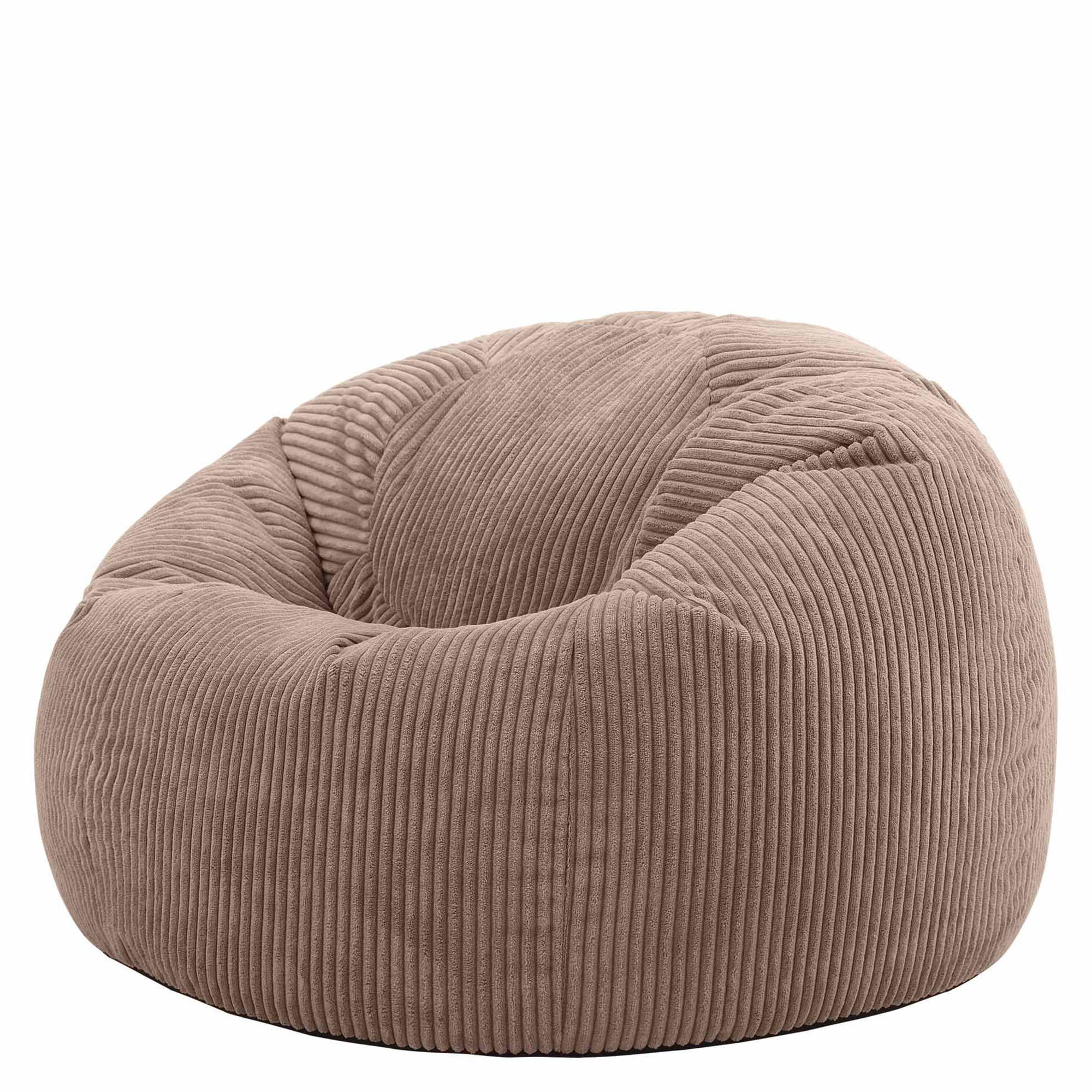 SITZSACK Klassisch Kingston, Cord - Mokka, Textil (85/50/85cm) - icon