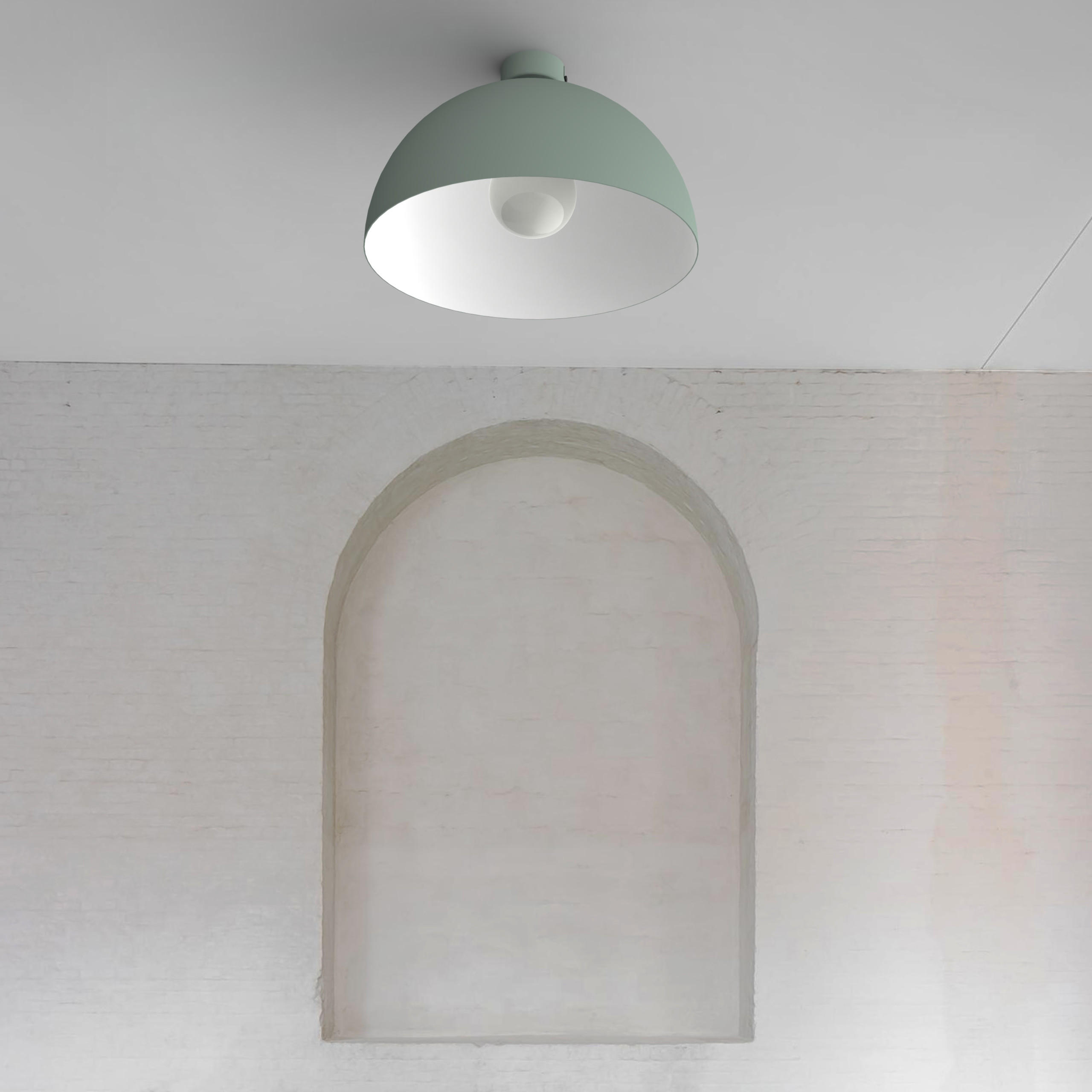 DECKENLEUCHTE - Weiß, Metall (40/40/20cm) - Lumicom