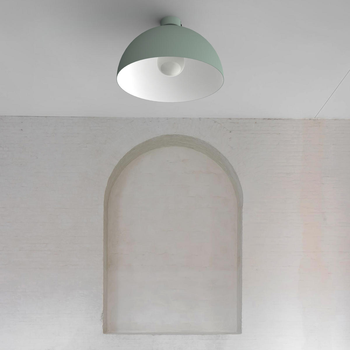 DECKENLEUCHTE - Weiß, Metall (40/40/20cm) - Lumicom