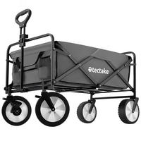 BOLLERWAGEN Leon, inklusive Tragetasche, Belastbarkeit 80 kg, grau - Grau, Kunststoff (53.5/101/91cm) - tectake