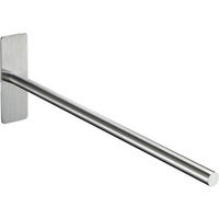 HANDTUCHHALTER Edelstahl gebürstet 39 cm selbstklebend - Silberfarben, Metall (4/12/38cm)