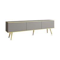 LOWBOARD – 175 cm – Oro Mdf – Mit Füßen – TV-GEN0315 - Grau, Holzwerkstoff (175/30/32cm) - hi-markt