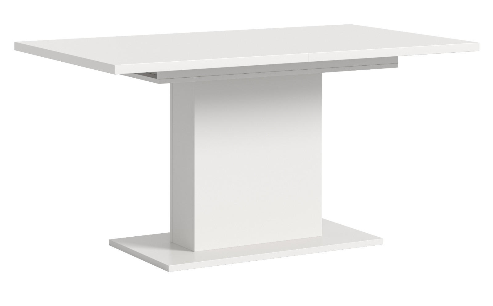 ESSTISCH weiß, Küchentisch ausziehbar 150 - 190 cm - Weiß, Holzwerkstoff/Metall (150/90/76cm) - Inn.Furn