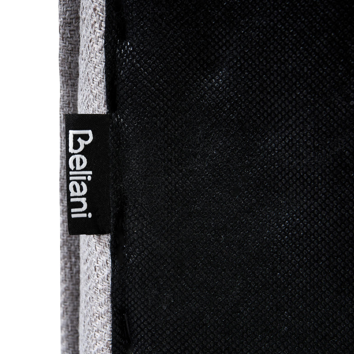 BETT mit Lattenrost 90/200 cm Stoff Hellgrau Sennez - Hellgrau, Textil (90/200cm) - Beliani