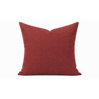 KISSENBEZUG Leinenoptik 80/80 cm Bordeaux - Bordeaux, Textil (80/80cm) - TiborTex