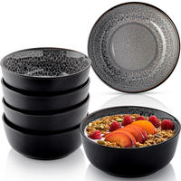 SCHALEN SET SYDNEY - 6 teilig aus Steingut - Grau, Keramik (21cm) - Sänger