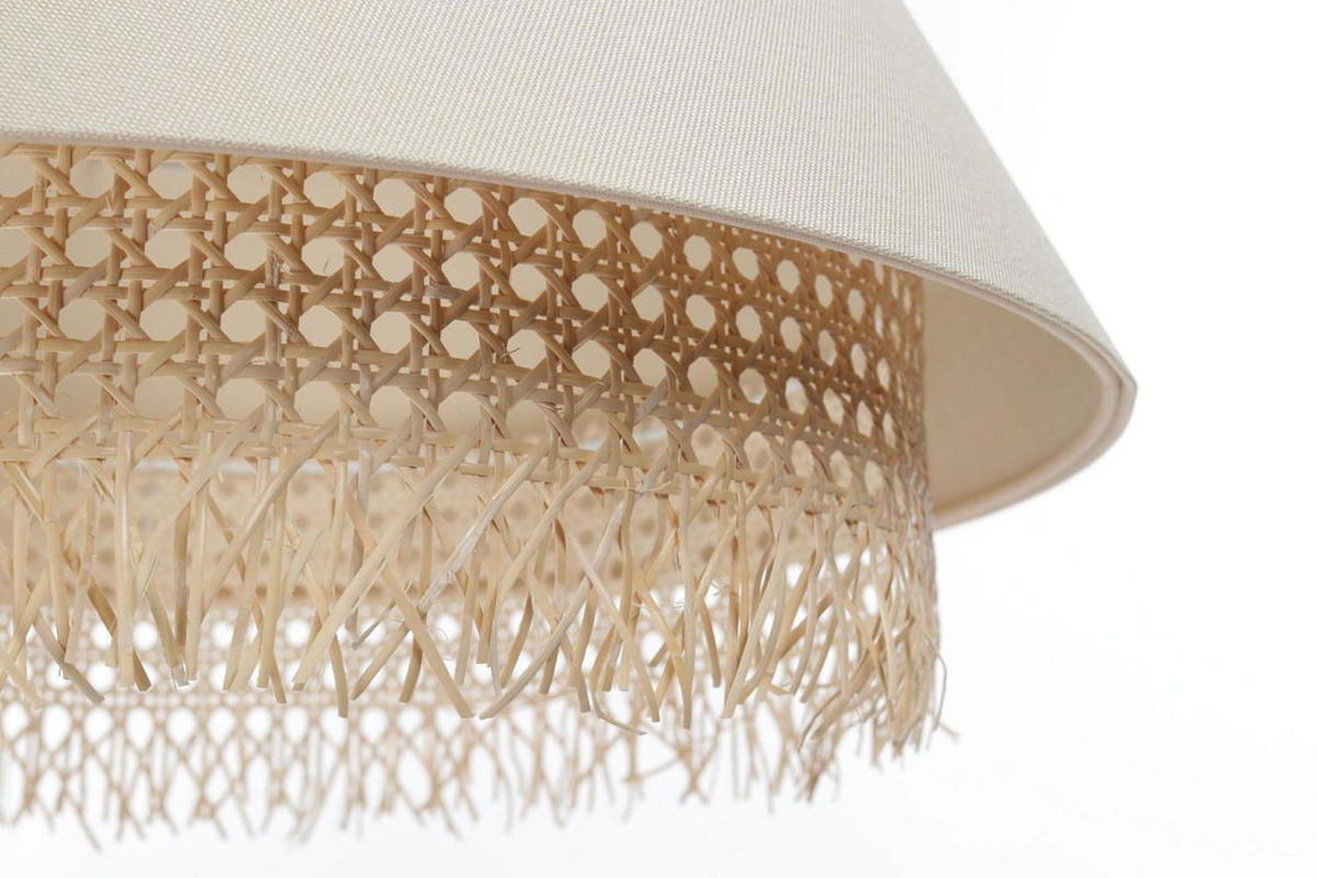 HÄNGELEUCHTE Beige 50/26 cm - Beige, Kunststoff (50/1.3/26cm) - ONZENO