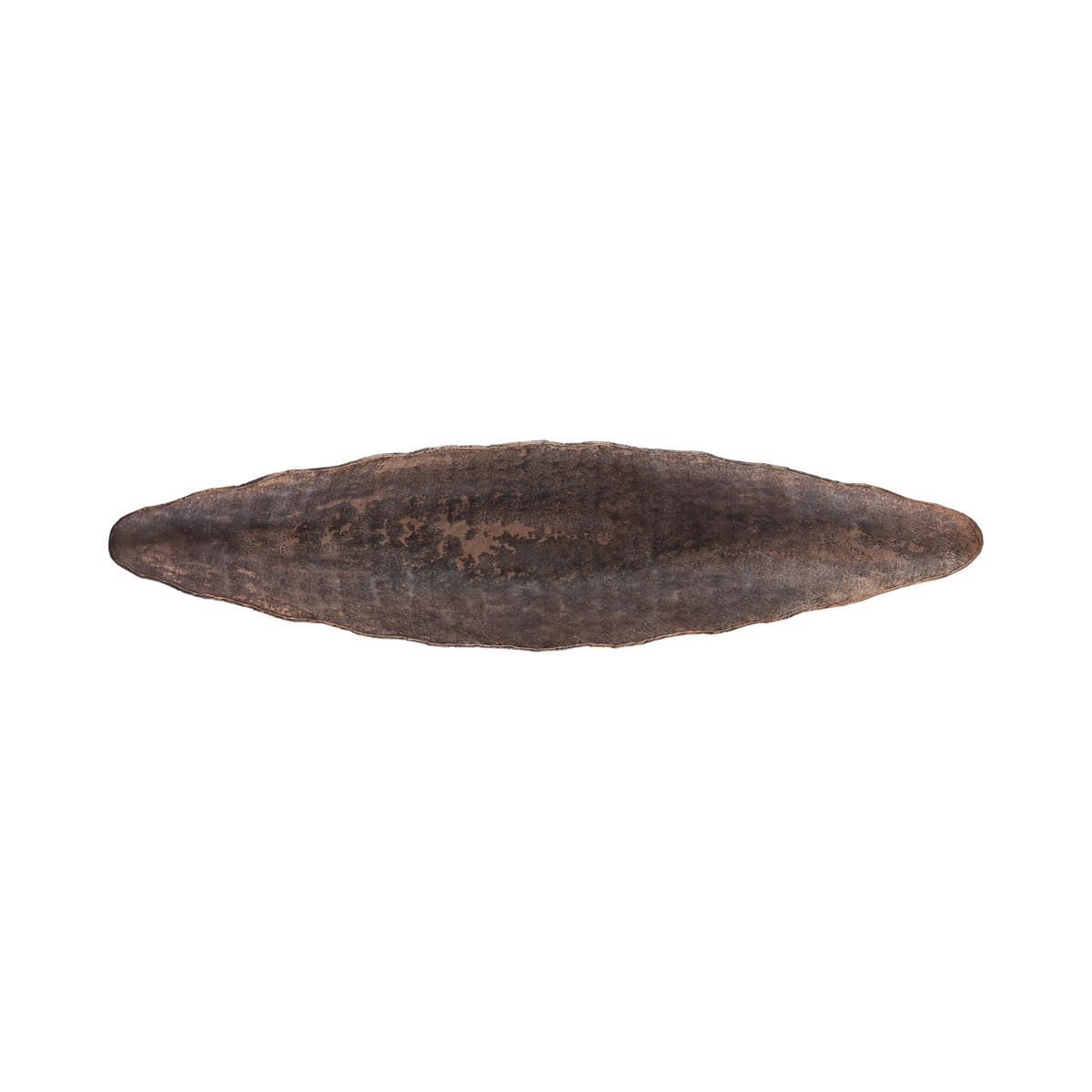 SCHALE Semin Braun 72/17/7cm - Braun, Metall (7cm) - PTMD Collection