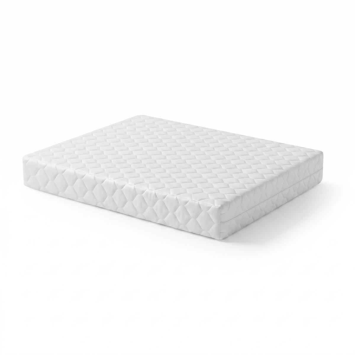 TASCHENFEDERNKERNMATRATZE Mediro Core 26 cm, Hoch-Elastischer-Schaum, H2/H3, 120x200 - Weiß, Kunststoff (120/200cm) - Beautysofa