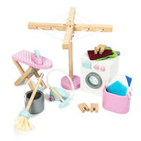 PUPPENZUBEHÖR Waschküchen-Set, bunt, aus Holz - Multicolor, Holz (20/20/20cm) - Le Toy Van