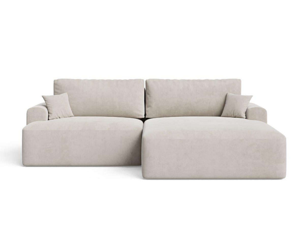 ECKSOFA Serene Beige Rechts - Beige, Holz/Textil (145/259cm) - Graingold