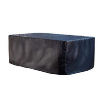 SCHUTZHÜLLE für Gartenmöbel Obal Schwarz 184 x 119 x 70 cm - Schwarz, Kunststoff (119/70/184cm) - Concept Usine