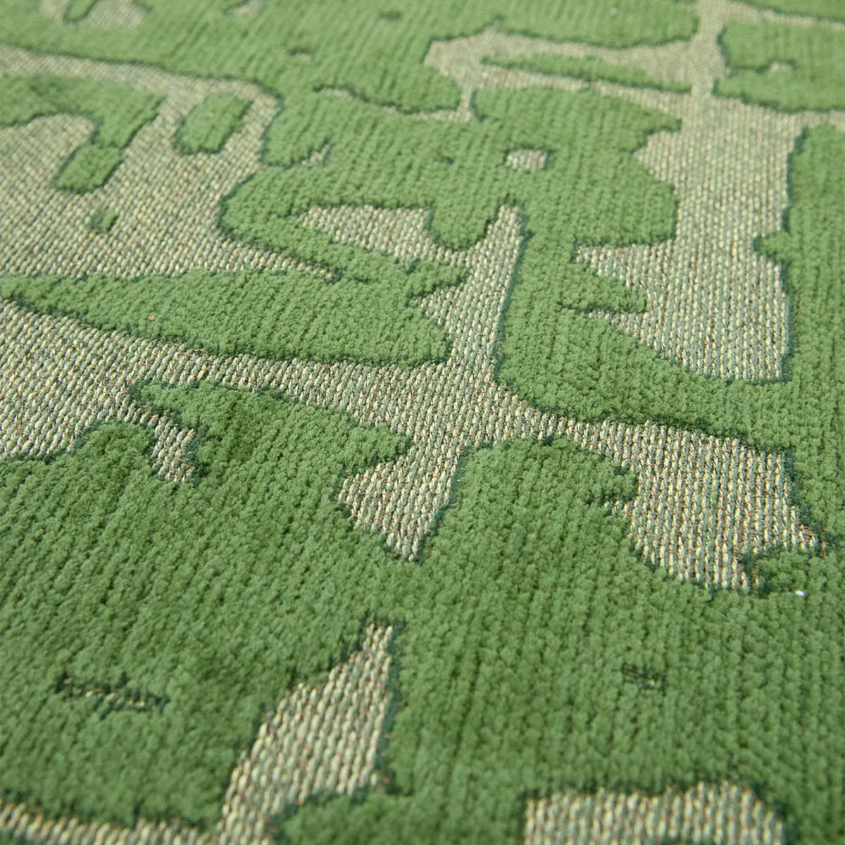TEPPICH Perrier's Green Structures 80/150 cm - Grün, Textil (80/150cm) - Louis De Poortere