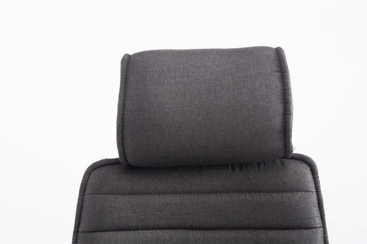 BÜROSTUHL Rocket Stoff Dunkelgrau - Dunkelgrau, Textil/Metall (60/128/67cm) - TPFLiving