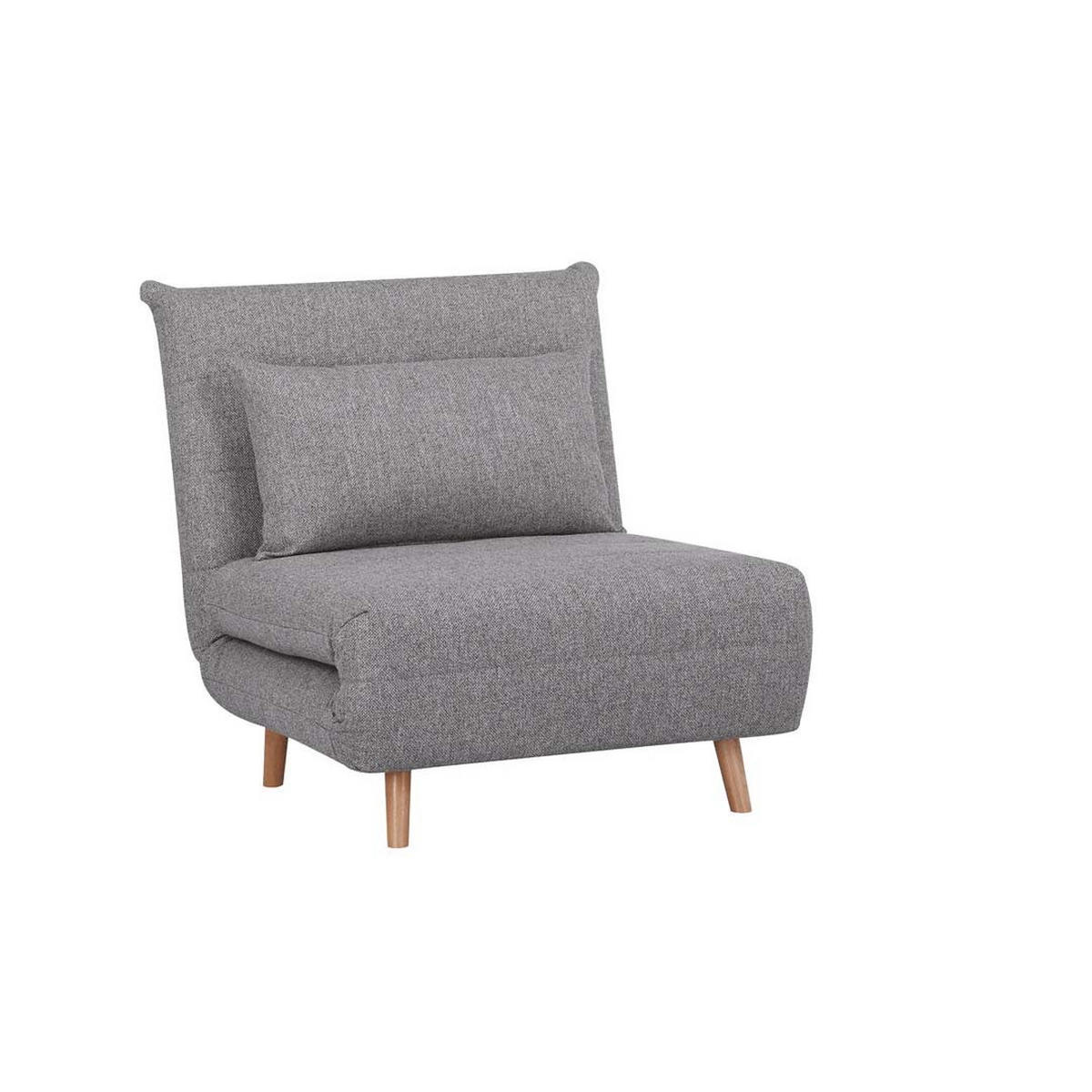 SCHLAFSOFA grau - Grau, Holzwerkstoff (82/82/193cm) - ebuy24