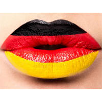 LEINWAND Bild Flaggen Deutschland 30/40 cm - Multicolor, Textil (40/30cm) - TiborTex