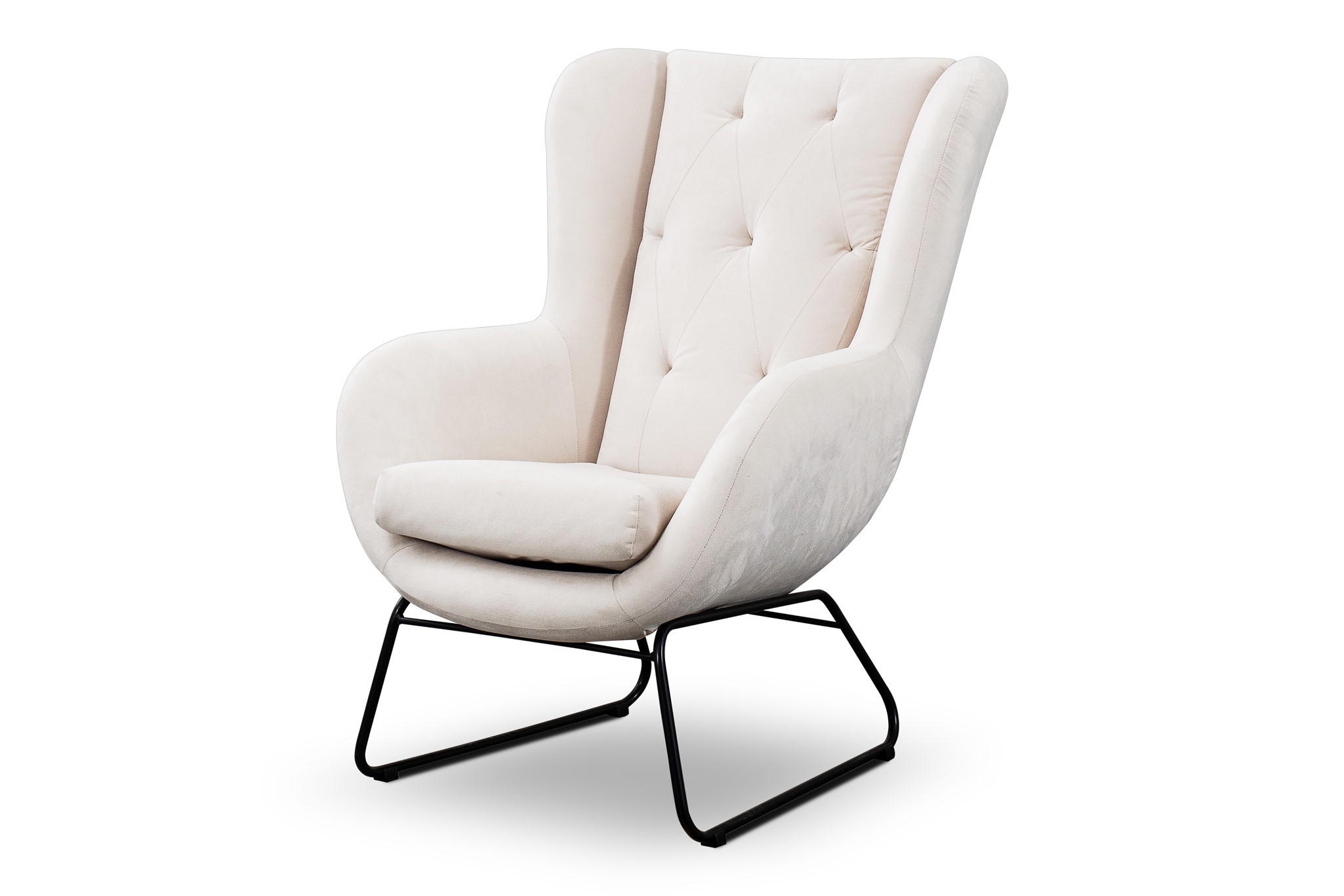 SESSEL Artemis In Kronos - Weiß, Holzwerkstoff/Textil (80/105/100cm) - Fun Möbel