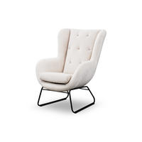 SESSEL Artemis In Kronos - Weiß, Holzwerkstoff/Textil (80/105/100cm) - Fun Möbel