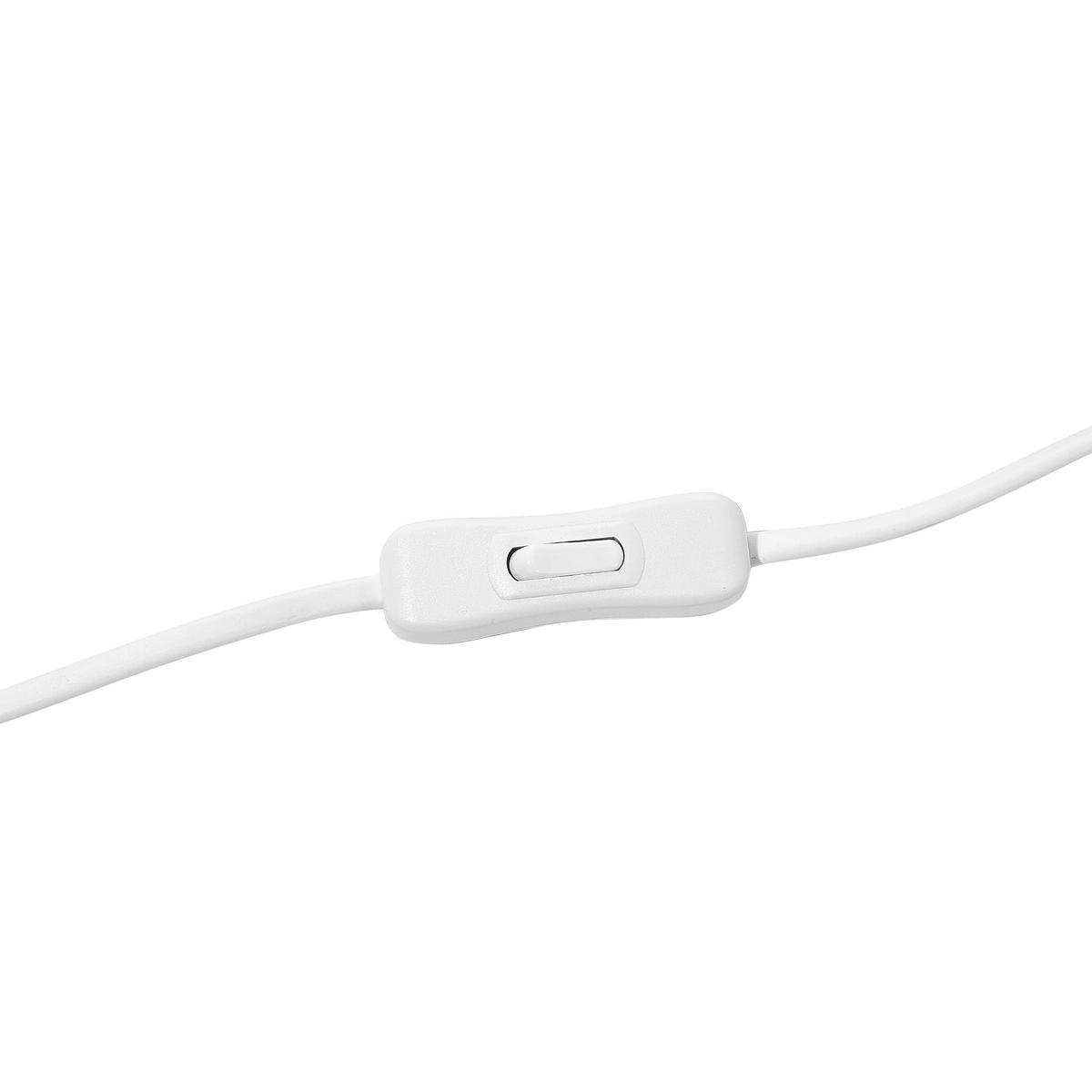 TISCHLAMPE Musone 39/39/30 cm - Weiß, Kunststoff (39/39/30cm) - Beliani