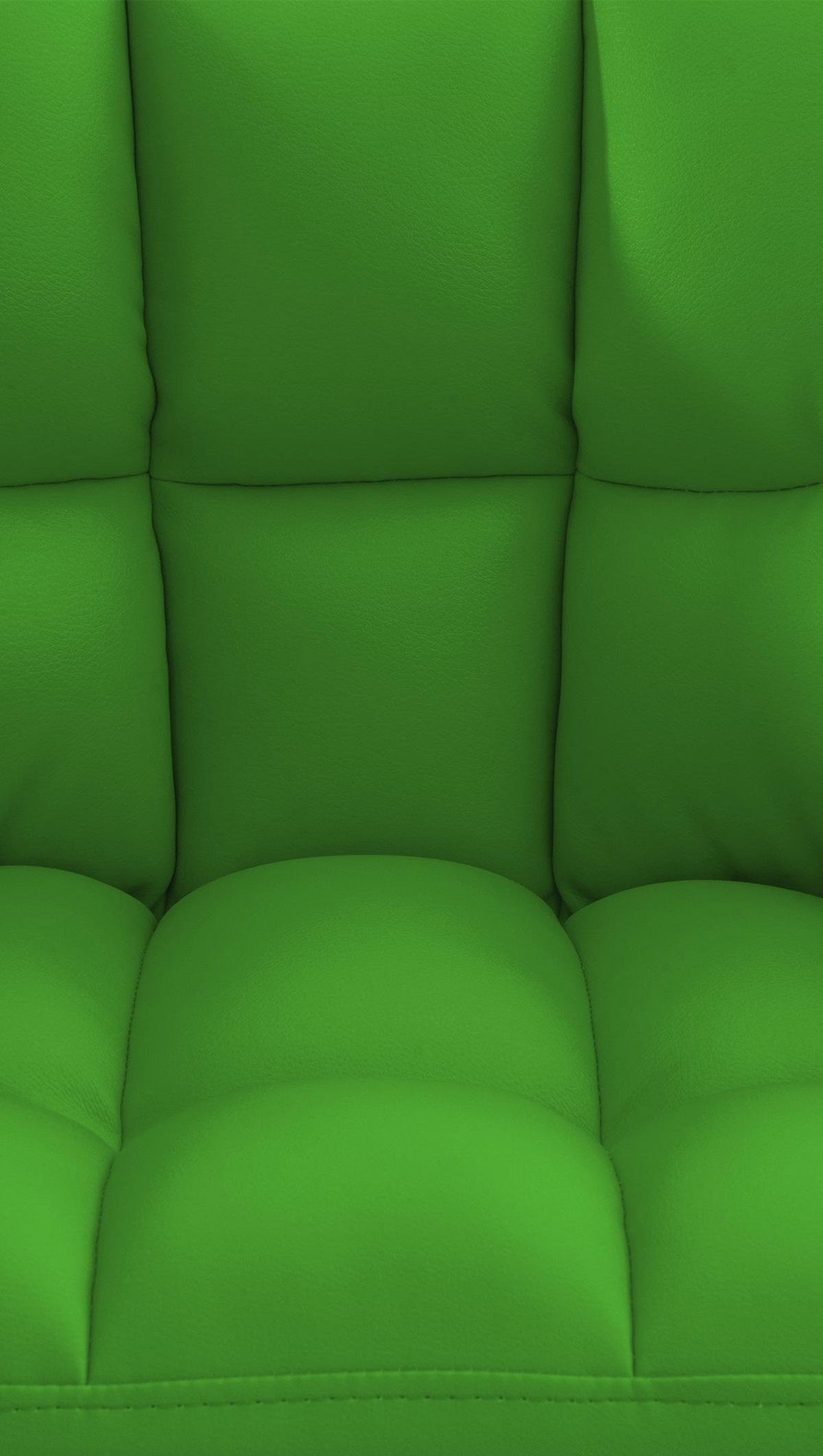 BARHOCKER Lederlook grün - Weiß/Grün, Textil/Metall (64/110/48cm) - CLP