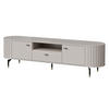 TV-LOWBOARD Zante 180 2D1S 05 - Kaschmir/Goldfarben, Holzwerkstoff/Metall (181/49/40cm) - MIRJAN24