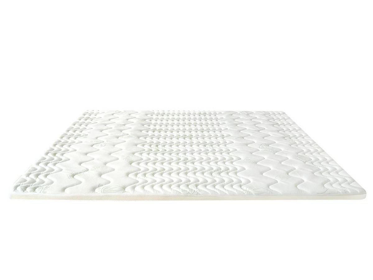 TOPPER - 2 Personen - stoff - weiß Antasse - Weiß, Textil (180/200cm) - Vente-Unique