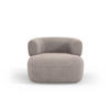 SESSEL Jenny aus Boucle hellbraun - Hellbraun, Textil (88/73/90cm) - Micadoni