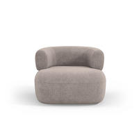 SESSEL Jenny aus Boucle hellbraun - Hellbraun, Textil (88/73/90cm) - Micadoni