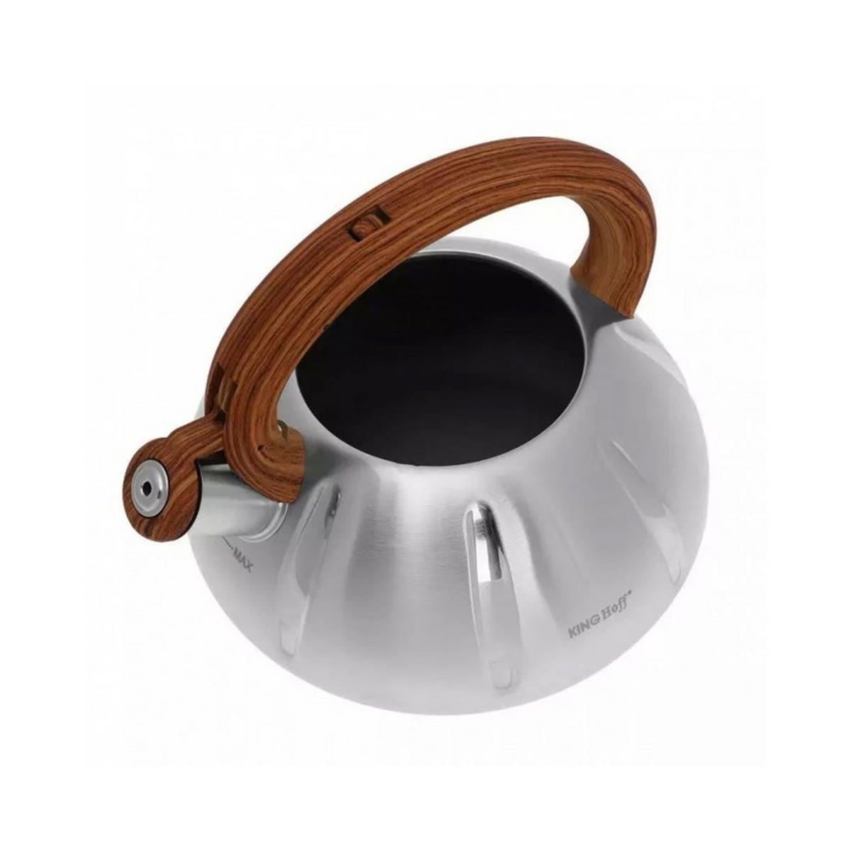 WASSERKESSEL Silber 19.5/19.5/20 cm KH3291 - Silberfarben, Metall (19.5cm) - Kinghoff 