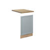 FRONTBLENDE Fame-Line Hellblau-grau 45 cm, AP Eiche - Eiche Wotan/Blaugrau, Holzwerkstoff (45/67.4/1.6cm) - Vicco