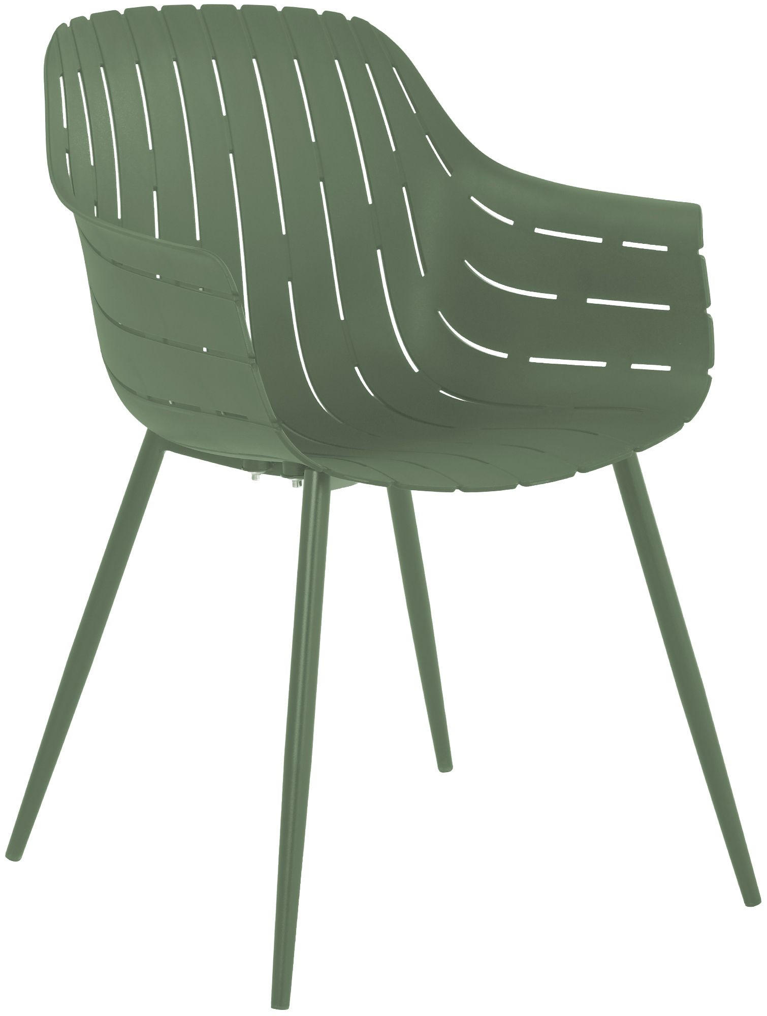 CLP Gartenstuhl Olivgrün 57x84x60 cm