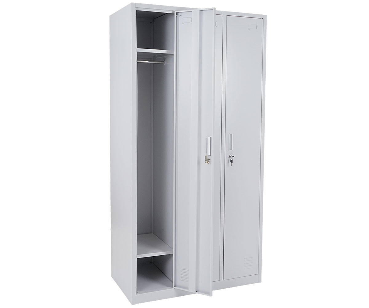 SCHLIESSFACH Grau - Grau, Metall (90/180/50cm) - MCW