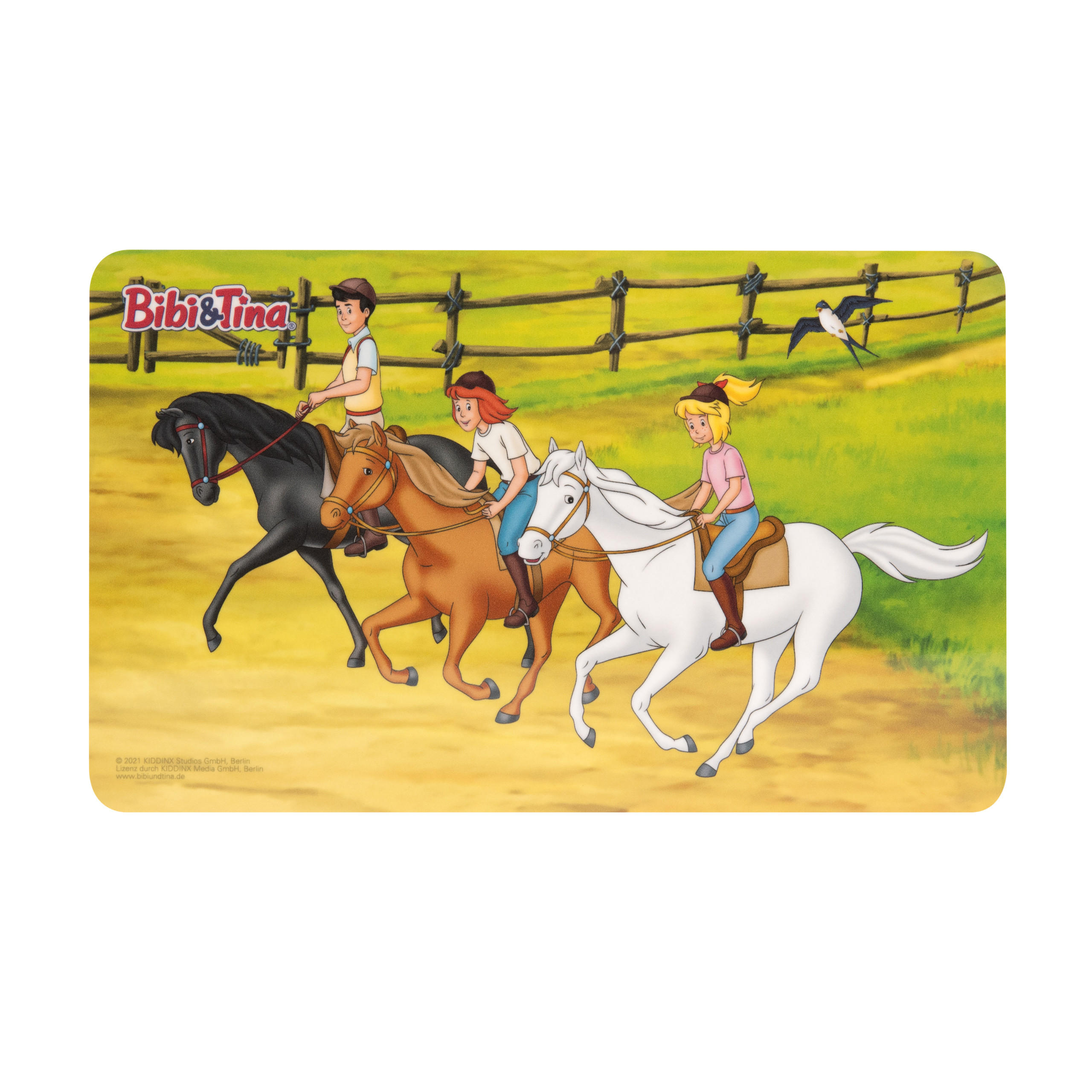 BRETTCHEN Bibi und Tina Ausritt mit Alex Mehrfarbig 14,5 x 23,5 cm - Multicolor, Kunststoff (14.5/23.5cm) - United Labels