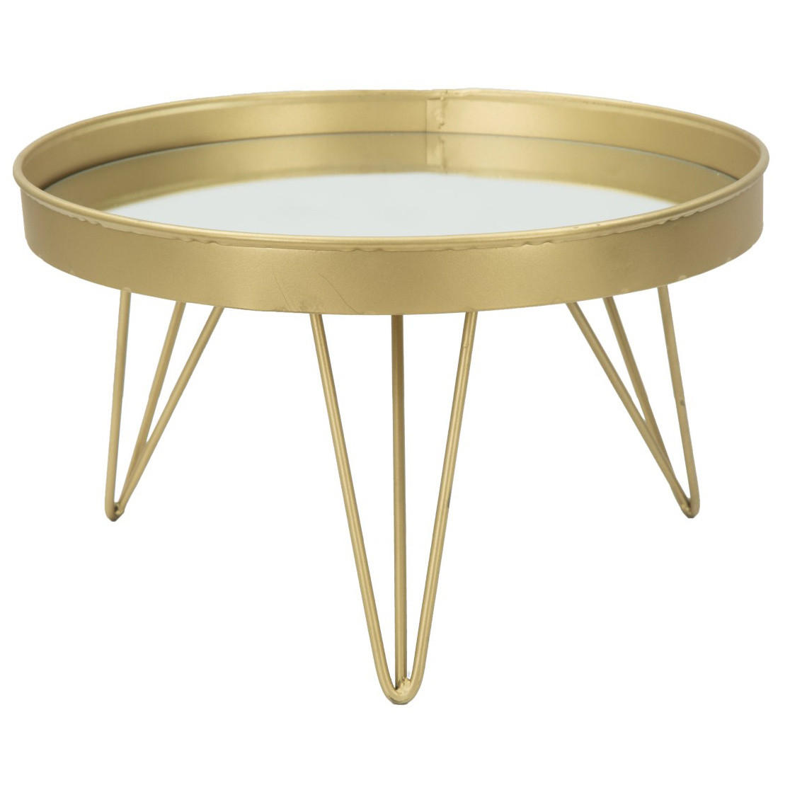 Mauro Ferretti Spiegeltablett Gold 18 cm