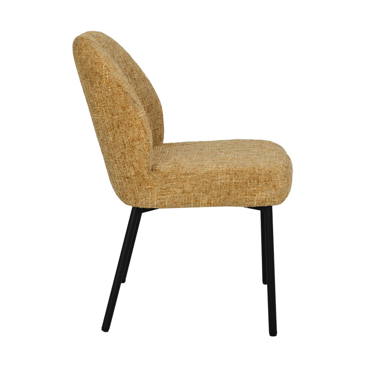 ESSZIMMERSTÜHLE Tess Gelb 63/48/83 cm - Dunkelgelb, Textil (48/83/63cm) - Livingfurn