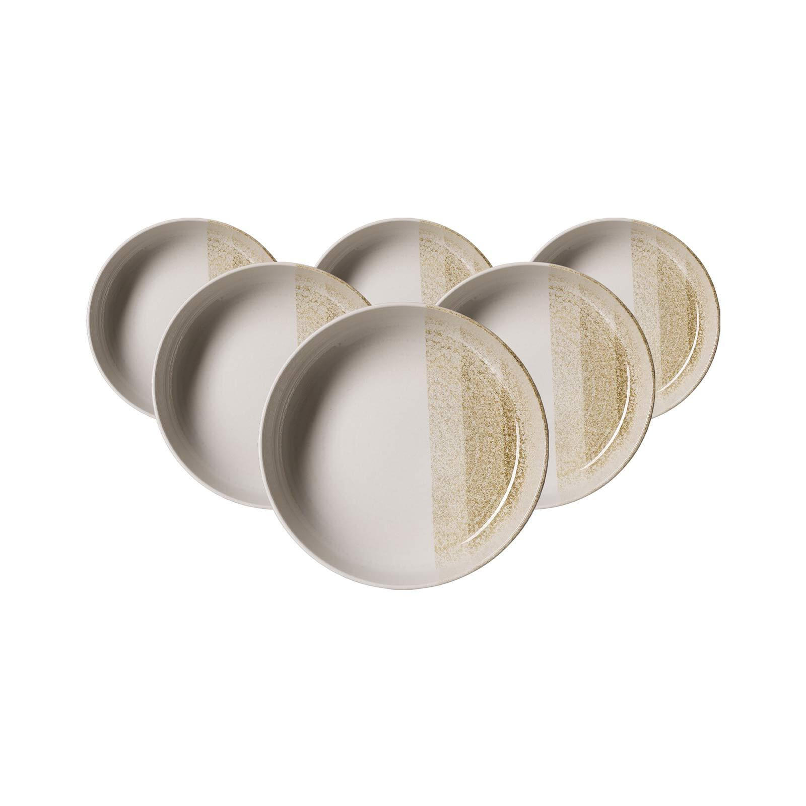 SUPPENSCHALEN Trio Creme ø 18,5 cm 6er Set - Creme, Keramik (18.5cm) - Ritzenhoff Breker
