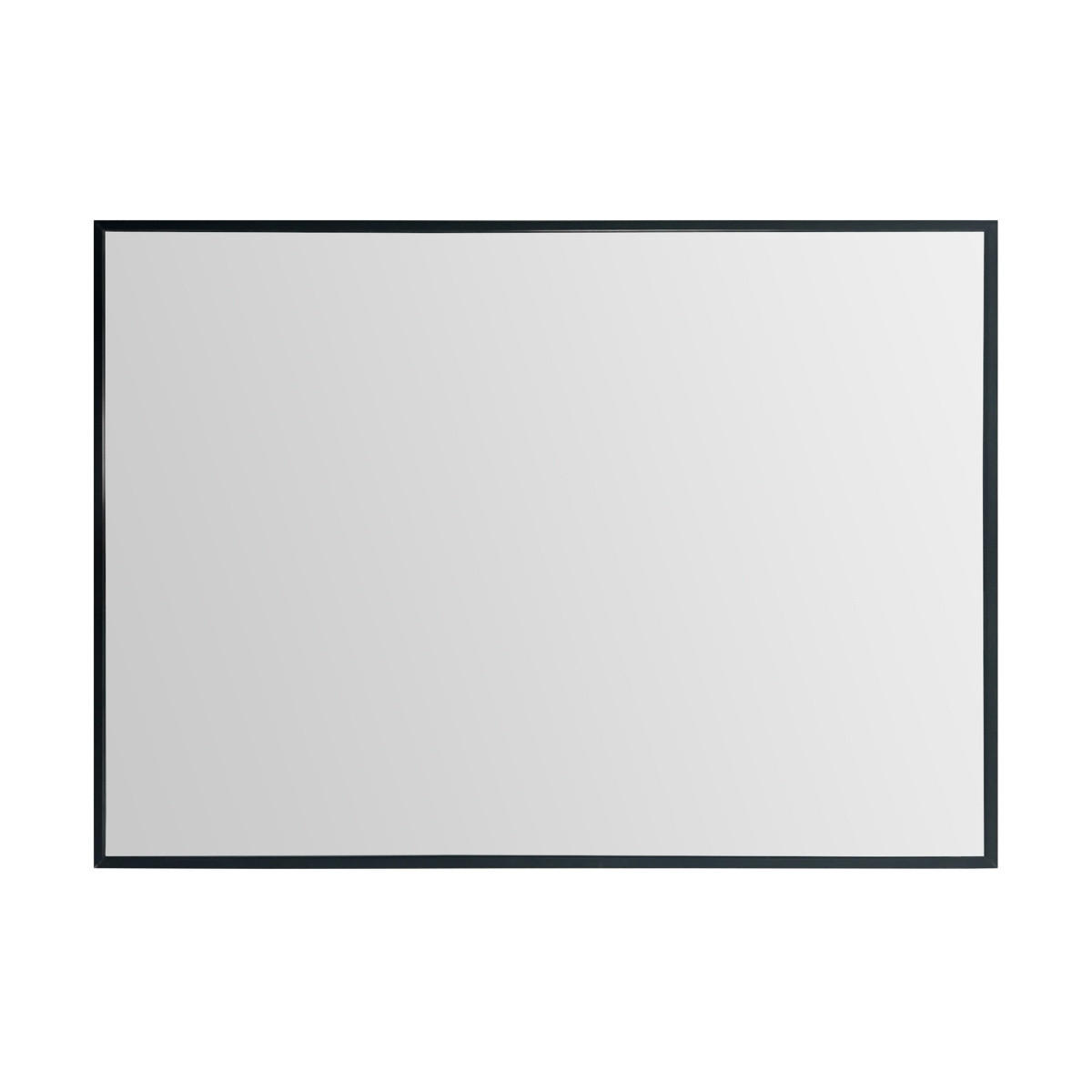 WANDSPIEGEL Vinkel 70/50 cm - Schwarz, Glas (50/70/2cm) - EDAXO