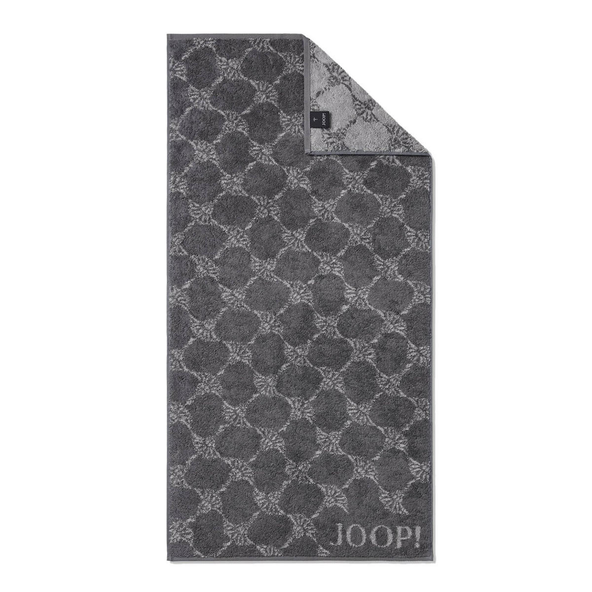 HANDTUCH Unisex Grau Baumwolle 10er Pack - Anthrazit, Textil (100/50cm) - Joop!