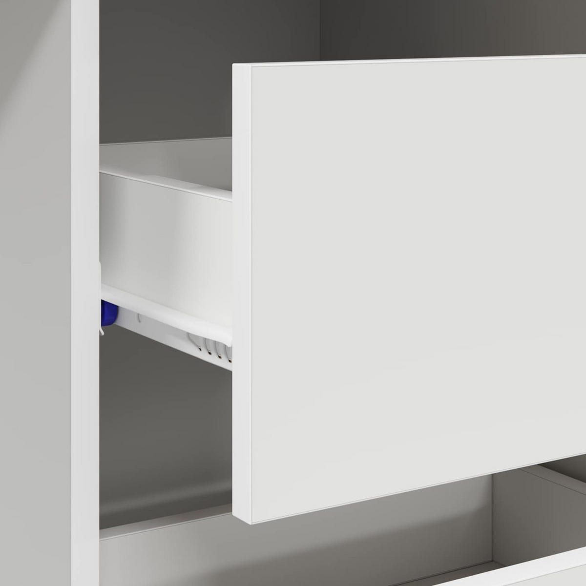 SCHREIBTISCH Mit Speicher Weiss 90/37,5/75 Cm Holzwerkstoff - Weiß, Holzwerkstoff (90/37.5/75cm) - vidaXL