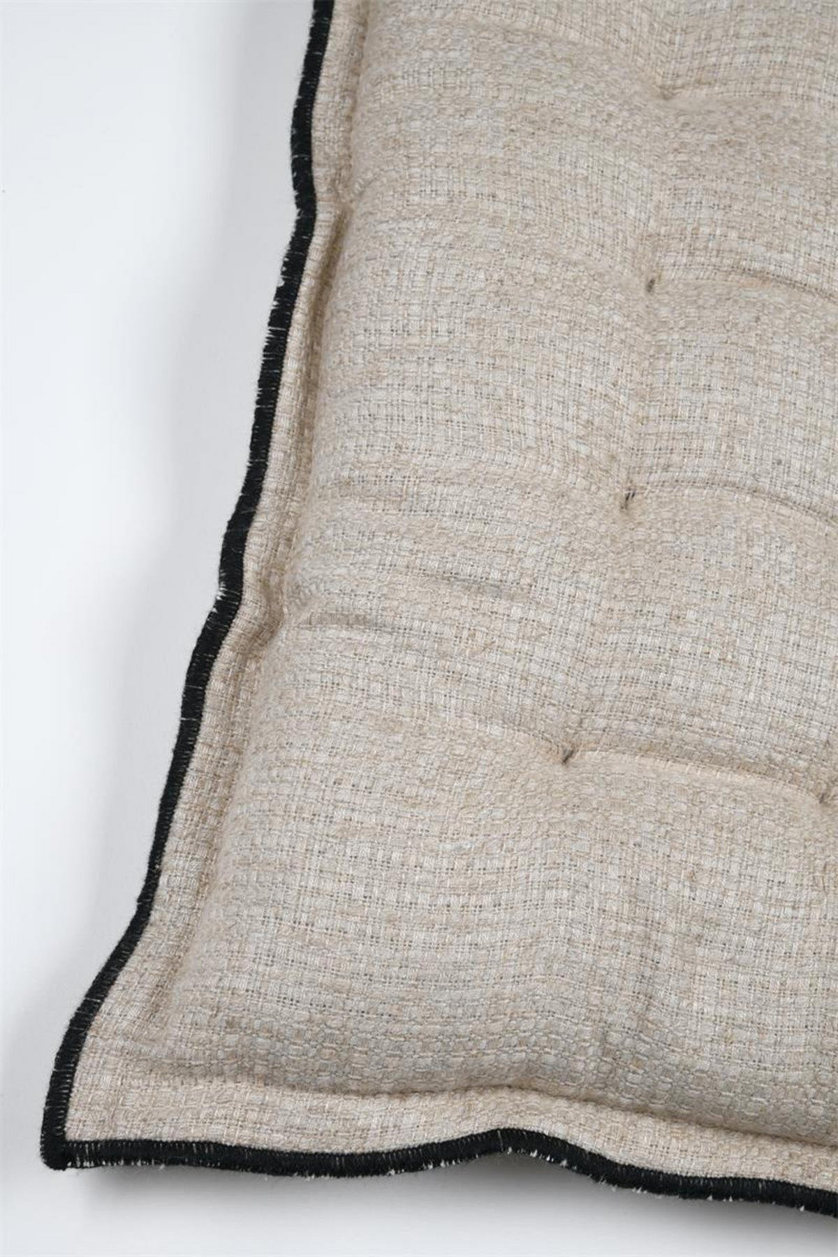 STUHLKISSEN Aline 38/38 cm - Beige, Naturmaterialien (38cm)