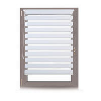 DOPPELROLLO Klemmfix - Multicolor, Kunststoff/Textil (110/156/6.5cm) - Relaxdays