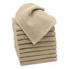SEIFTÜCHER, 10er-Set, 30x30 cm, 100% Baumwolle, Braun - Cappuccino, Textil (30/30cm) - Zollner
