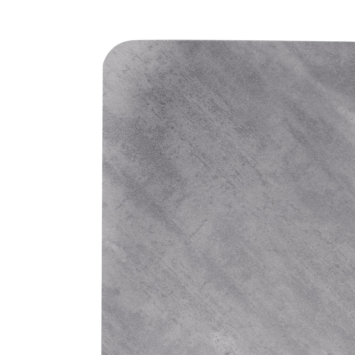 ESSTISCH rechteckig mit vier Beinen Holzoptik Grau - Grau, Holzwerkstoff (116/65/75cm) - Meubliv