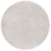 HOCHFLOR LUXUS VELOURS TEPPICH TOUCH RUND - Silberfarben, Textil (160/160cm) - Snapstyle