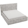 DOPPELBETT mit Bettkasten 140x200 Porto, Lattenrost, Hellgrau - Hellgrau, Holz/Textil (140/200cm) - Emporius