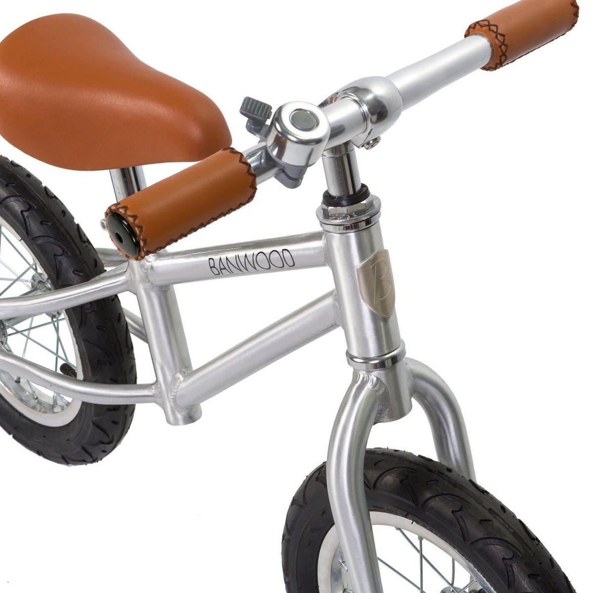 LAUFRAD Aluminium Radfahren Kinder 3-5 Jahre , Chrom - Silberfarben, Metall (65/41/20cm) - Banwood